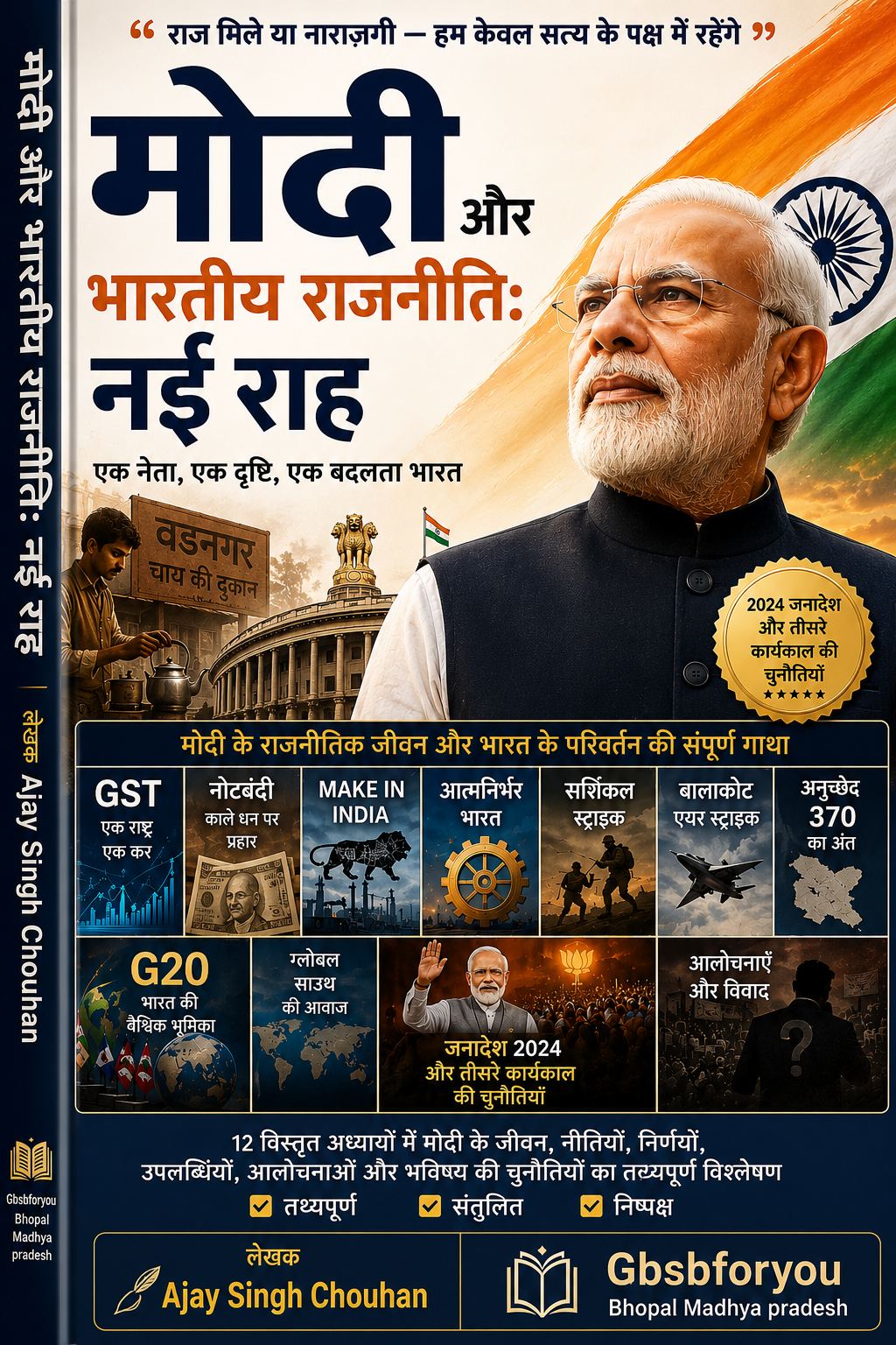 मोदी और भारतीय राजनीति: नई राह का कवर